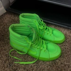 highlighter green vans